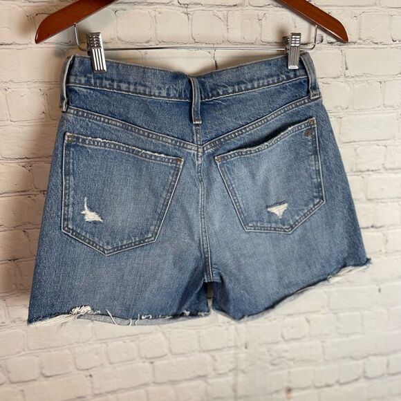 Madewell Relaxed Mid-Length Denim Shorts Size 26 - Picture 7 of 7